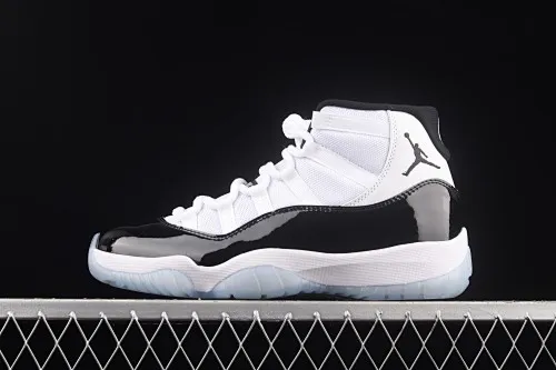 All categories Air Jordan Jordan series basketball shoes Air Jordan 11 F version Air Jordan 11Concord aj11 Concord black and white replica basketball shoes 378037-100